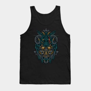 Wolf Hat Tank Top